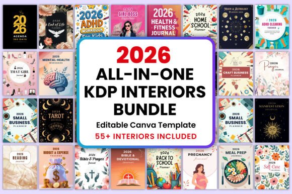 Download 2026 All-in-One KDP Interiors Bundle - Kdp Collection