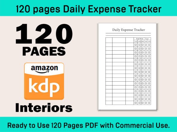 Download Daily Expense Tracker Kdp Interior V-03 - Kdp Collection