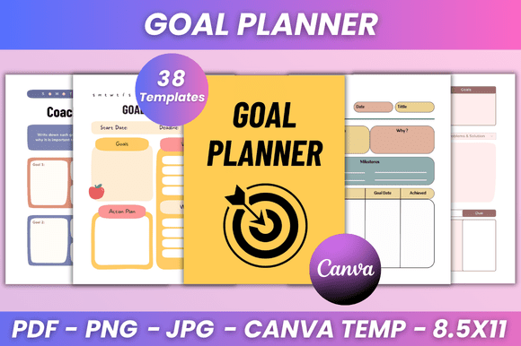 Download Goal Planner Kdp Interior - Kdp Collection