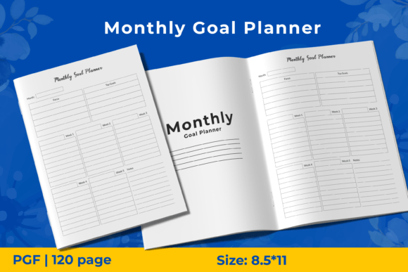 Download Monthly Goal Planner KDP Interiors - Kdp Collection