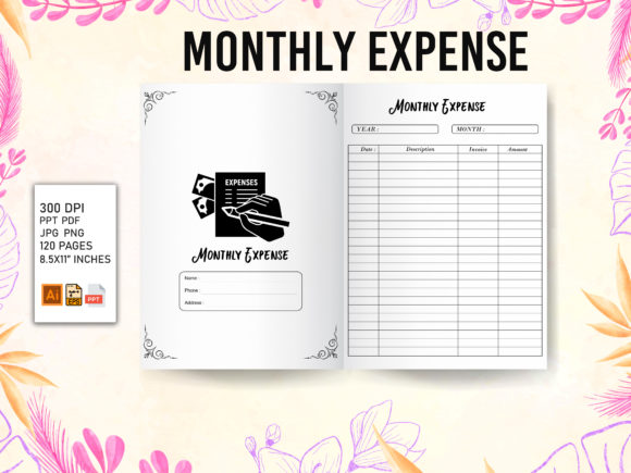 Download Monthly Expense - KDP Interior - Kdp Collection