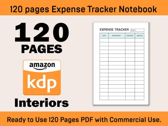 Download Expense Tracker Notebook Kdp Int V-04 - Kdp Collection