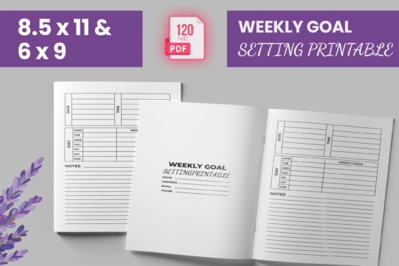 Download Weekly Goal Setting Printable (KDP) - Kdp Collection