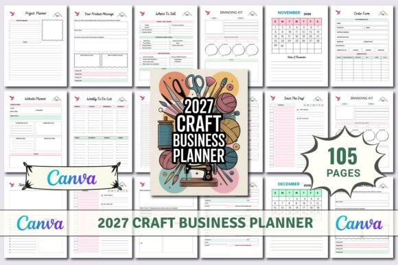 Download 2027 Craft Business Planner KDP - Kdp Collection