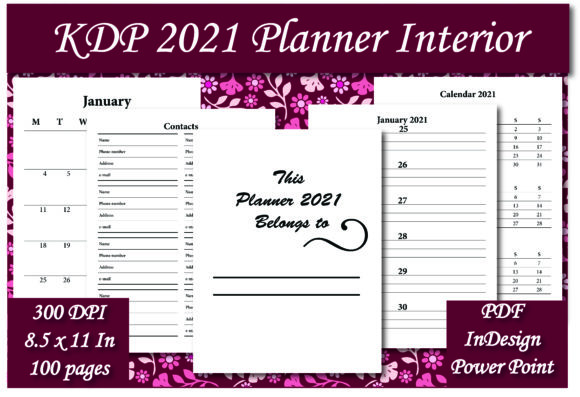 Download KDP 2021 Planner Interior - Kdp Collection