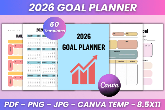 Download 2026 Goal Planner Kdp Interior - Kdp Collection