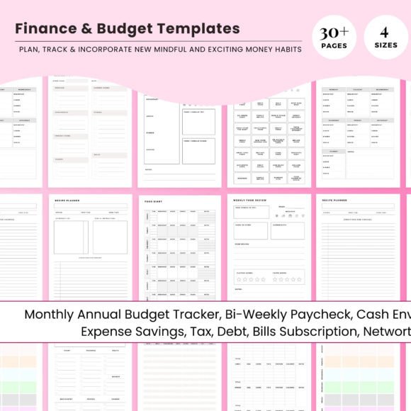 Download Budget Planner Printable Finance Tracker - Budget planner printable Collection