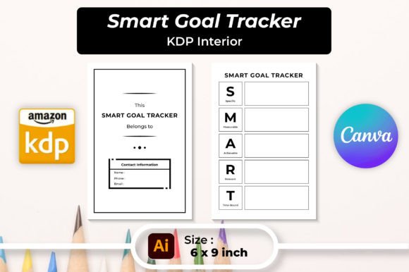 Download Smart Goal Tracker KDP Interior - Kdp Collection