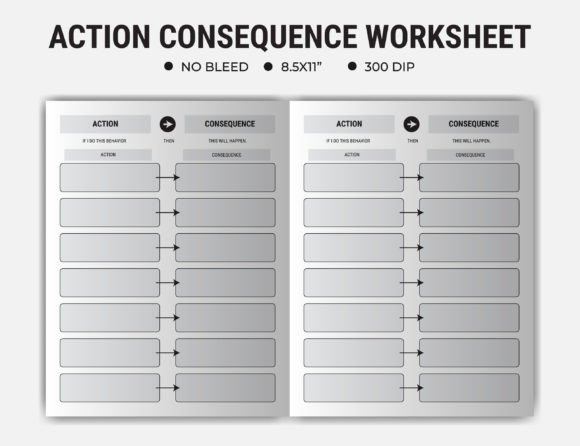 Download Action Consequence Worksheet Kdp - Kdp Collection
