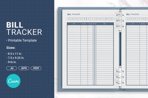 Download Bill Tracker Printable Template - Bill tracker Collection