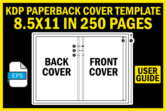 Download KDP Cover Template 8.5X11 in 250 Pages - Kdp Collection