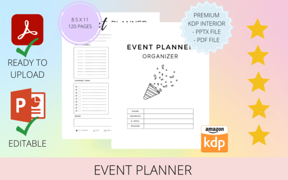Download Event Planner Organizer KDP INTERIOR - Kdp Collection