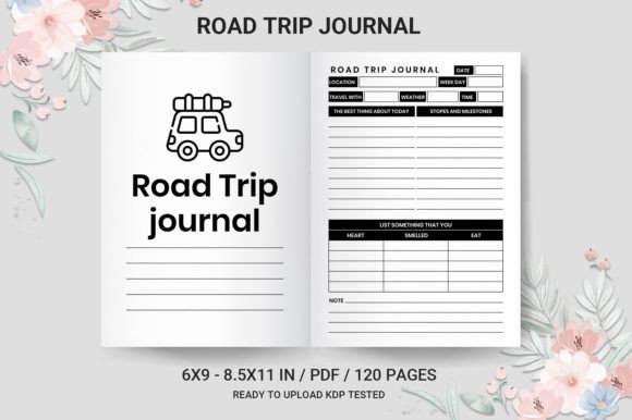 Download Road Trip Journal Kdp Interior - Kdp Collection