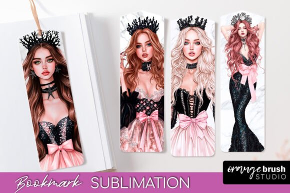 Download Mermaid Printable Bookmark PNG - Mermaid Collection