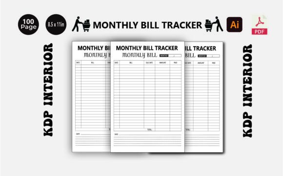 Download Monthly Bill Tracker List Book KDP Int - Bill tracker Collection