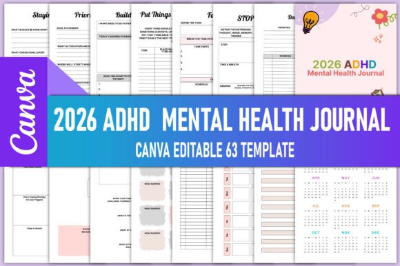 Download 2026 ADHD Mental Health Journal KDP - Kdp Collection