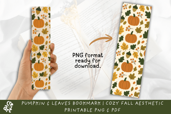 Download Cozy Fall Printable Bookmark PNG &amp; PDF - Premium Resources