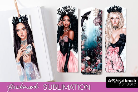 Download Mermaid Printable Bookmark PNG - Mermaid Collection