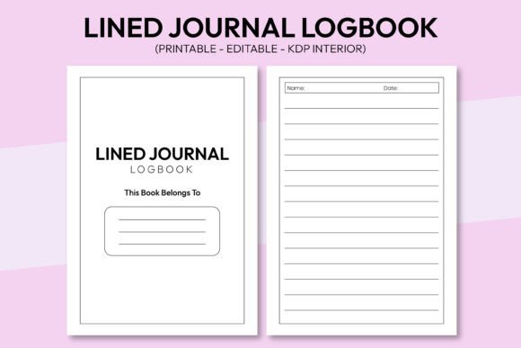 Download Lined Journal Logbook KDP Interior - Kdp Collection