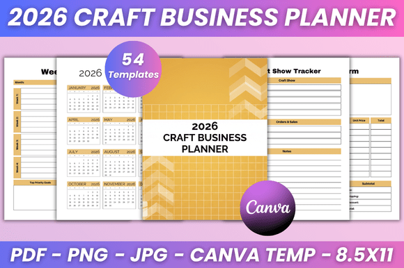 Download 2026 Craft Business Planner Kdp Interior - Kdp Collection