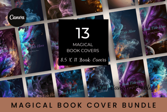 Download Magical Book Cover Bundle KDP Cover - Kdp Collection