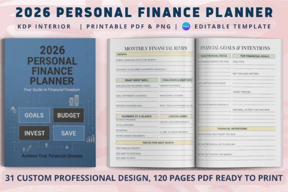 Download 2026 Personal Finance Planner | KDP - Kdp Collection